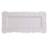 Certified International Perlette Cream Rectangular Platter 19" x 9" Servware,