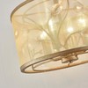 AGV LIGHTING CL022 K9 Crystal Semi Flush Mount Ceiling Light