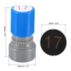 PATIKIL Number Stamps Self Inking, Numeral 17 Teacher Initial Stamp