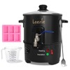 Leerie S4 Soap Base Melter, 4Qts/8Lbs Soap Making Kits with