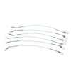 Fishing Wire Leader, Swivels Snap 100PCS Protective Fishing Leader for
