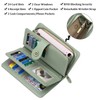 SENDEFN Genuine Leather Purses for Women, RFID Large Ladies Purse,