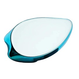 BIUDECO Heel File Hair Remover Tool Manual Exfoliating Drop for Feet Compact Portable Dual Sided Design for Hair Removal and Callus Care for Home Use Peacock