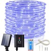 ICRGB Solar Pool Lights for Above Ground, 66FT 200LED 1800mAh