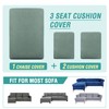 Sectional Couch Covers 3 Piece Stretch Sofa Seat Cushion Cover