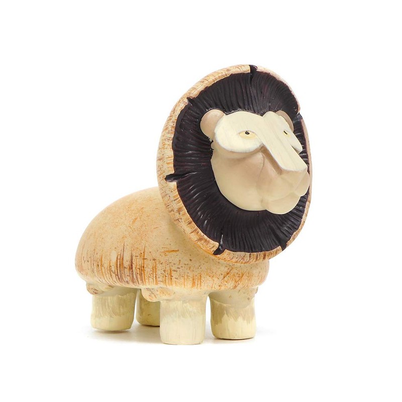 Enesco Home Grown マッシュルームライオンフィギュア 3インチ