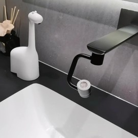 1080° Swivel Faucet Extender,360° Faucet Aerator- 2 Spray Modes, Brass Materials, Faucet Extender for Kitchen Sink & Bathroom Sink, Aerator For Sink Faucet,Durable & Stylish in Gold & Black (Gold)