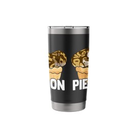 Ball Python Pie-Thon Snake Pet Owner Animal Ball Python Stainless Steel Insulated Tumbler