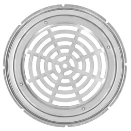Natudeco Pool Floor Drain Stainless Steel Swimming Pool Floor Main Drain Round Pool Floor Strainer Pool Accessory for Swimming Pool 22cm Drain Port