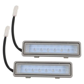 Gadpiparty 2 Pack Range Hood Light Bulbs, LED Bulbs for Range Hood, Cool White, Replacement for Stoves, Aluminum and Glass, 12V, Lighting for Kitchen