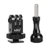 HSU Aluminiumlegierung Cold Shoe Adapter für GoPro, Stativmontageadapter für Hero