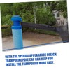 Mipcase 8pcs Small Trampoline Caps Wear Resistant Rod Covers Durable
