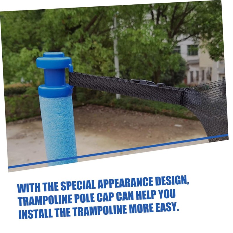 Mipcase 8pcs Small Trampoline Caps Wear Resistant Rod Covers Durable