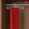 50 Packs Tea Towel Display Hanger, 10.7" Long Multifunctional Plastic