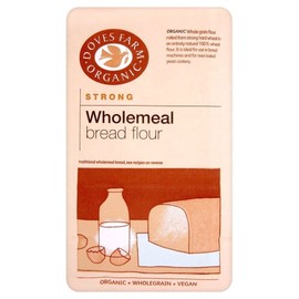 Doves Farm Organic Strong Wholemeal Bread Flour (1.5Kg) - Pack of 2