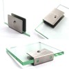 Glass Clamp Bracket 6-10mm Stainless Steel Glass Shelf Clips Wall