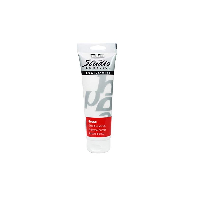 Pébéo – Studio Acrylics 250 ML Gesso – White Gesso