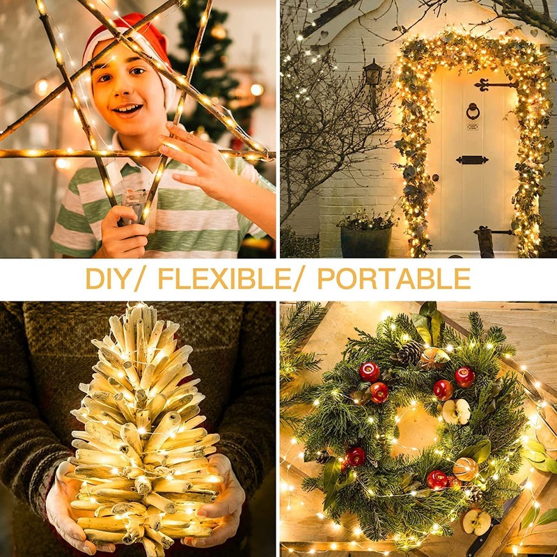 Battery Fairy Lights Led String Lights with Timer 20LED Battery