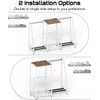 Mondazie Double-Side Gun Rack Stand, Vertical Rifle Display Holder with