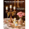 PIDZPOW Rechargeable Tea Lights Candles with Remote Timer, 2" x