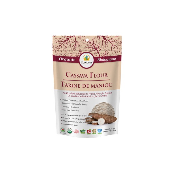 Ecoideas Organic Cassava Flour 500 g