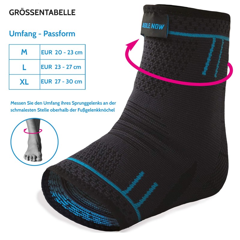 Agile Now Foot Bandage [Set of 2] Ankle Bandage