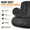 SecosAutoparts Riding Lawn Mower Seat Cover Heavy Duty 210D Oxford