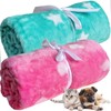 LeerKing Dog Blanket Fluffy Cat Blanket Washable Fleece Blanket Cuddly