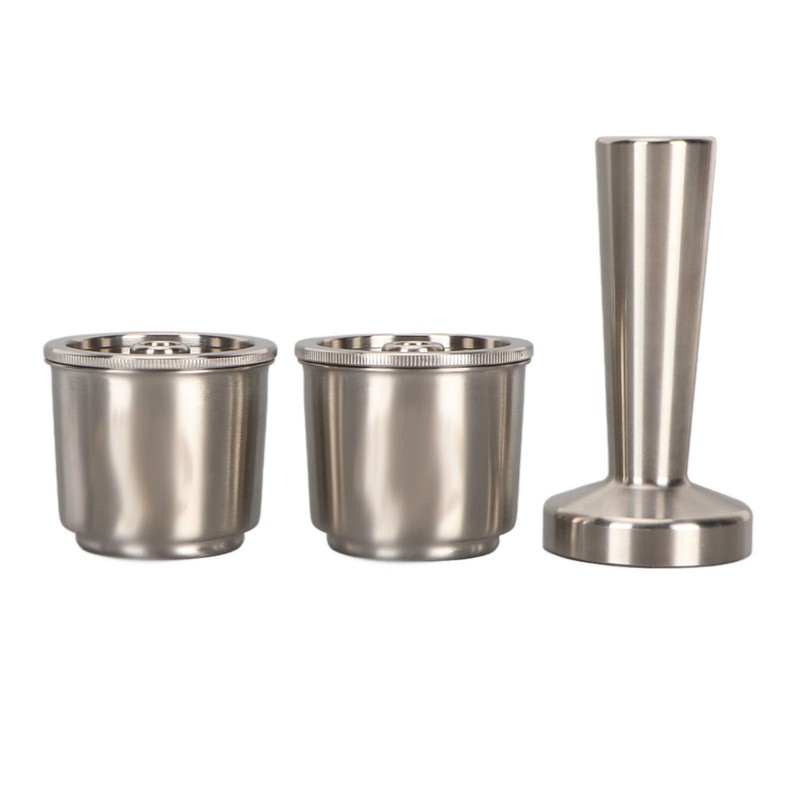Stainless Steel Refillable Coffee Capsules Eco Friendly Reusable Coffee Pods