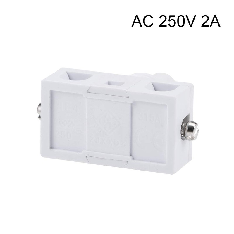 uxcell Inline Foot Pedal Push Button Switch, UFO Type Lamp