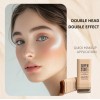 Base De Maquillaje, Corrector Y Contorno En Barra + Pincel