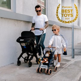 Hart & Hero Herotron Black Doll Stroller