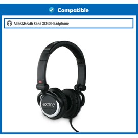 DowiTech Thickened Headphones Replacement Ear Pads Cushion Headset Ear Pads Compatible with Allen&Heath Xone XD40 Headphones