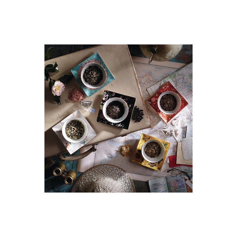 Wedgwood Wonderlust Tea Bowl Set of 4, 3.3", multi