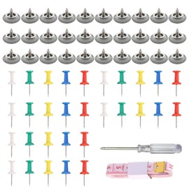 PAVIKE Car Ceiling Drop Repair Kit, Repair Buttons, Installation Tools, Roof Rivets, Set of 30, Ceiling Cloth Fixing Screws, Car Roof Repair Rivets, Car Ceiling Net, Car Ceiling Repair, Roof Lining,