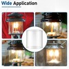 10 Pcs Propane Lantern Mantles with Lantern Globe Replacement Glass
