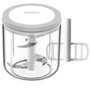 Manual Food Processor Vegetable Chopper, ZWCEGND 1000ML Onion Chopper Hand