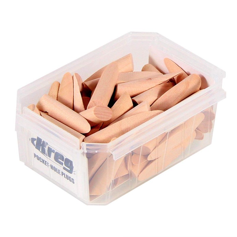 KREG® Solid-Wood Pocket-Hole Plugs Plugs--Paint Grade