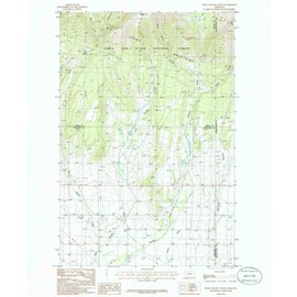 YellowMaps Snow Saucer Coulee MT topo map, 1:24000 Scale, 7.5 X 7.5 Minute, Historical, 1986, Updated 1986, 26.8 x 22 in - Paper