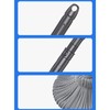Self Wringing Twist Mop Stainless Steel Fiber Rope Easy Squeeze