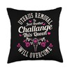 Uterus Removal Surgery Recovery Hysterectomy Throw Pillow