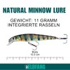 Set of 4Elbfang Natural Minnow Lure Predatory Fish Pike Fishing