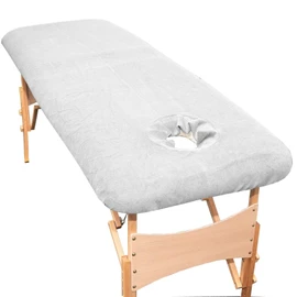 aztex Luxury Beauty Massage Bed Cover, Massage Couch Cover, Fitted Plinth Cover with Elasticated Fit and Face Hole