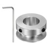 sourcing map Single Groove Pulley 16 mm Fixed Bore 30