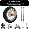 10 x 2.125 (54-152) Tyre with Profile A-1031 Including Hose