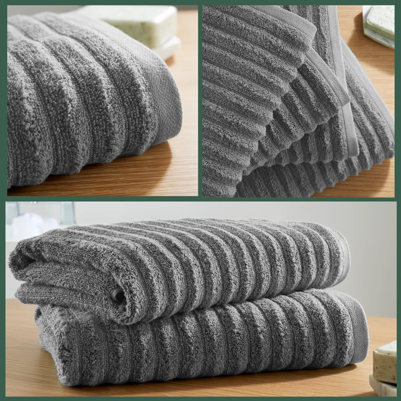 Towelogy Bamboo Extra Large Bath Towels (90x140cm, 1 Pack) -