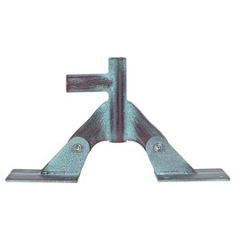 CLYB Heavy Duty Weather Vanes Roof Mount 2-Port Adjustable Weathervane Mount Bracket for Outside Garden Yard Cupola Sheds Barns Post Roofs