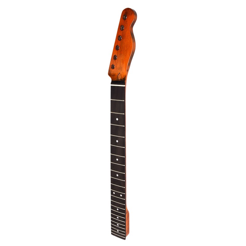 Guitar Neck 22 Fret Rosewood Maple Fingerboard Replacement Electric Guitars