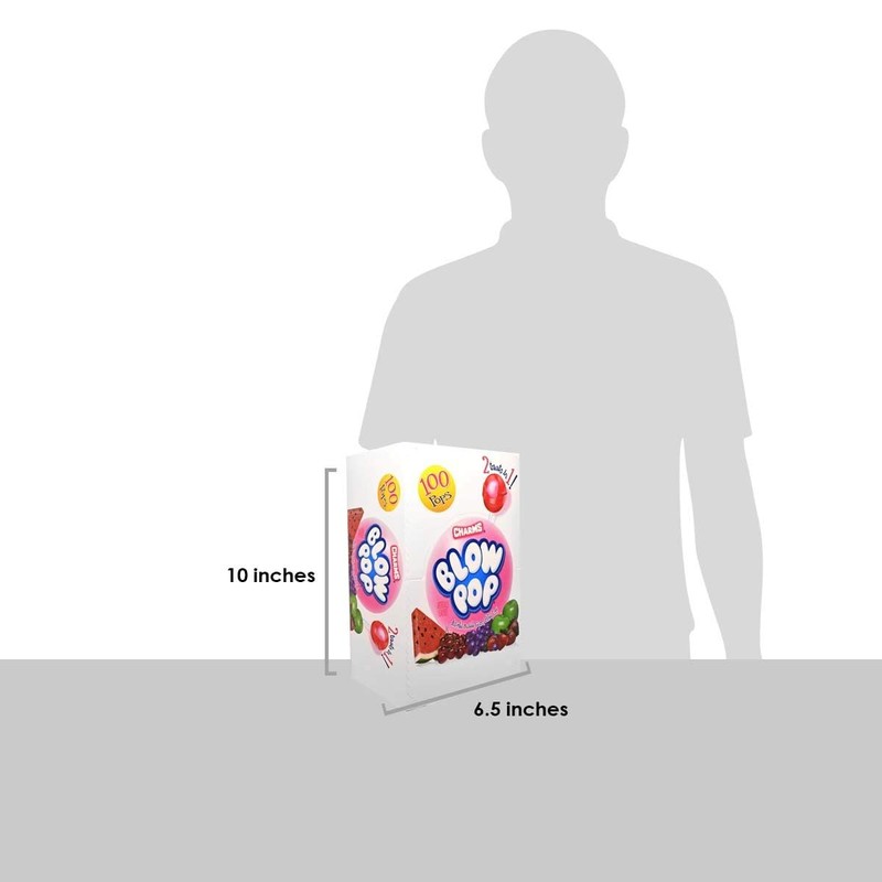 Charms Blow Pop Lollipops - Individually Wrapped Dual Candy and