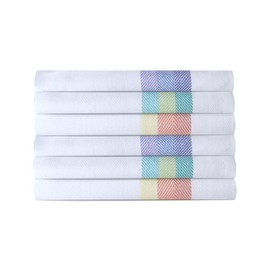 KRAFTER Set of 6 Tea Towels for Kitchen - Soft and Durable Kitchen Towel